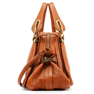 Chloe Light Brown Leather Paraty 2-Way Bag
