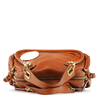 Chloé Light Brown Leather Paraty 2-Way Bag
