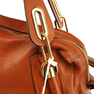 Chloé Light Brown Leather Paraty 2-Way Bag
