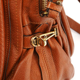 Chloé Sac deux portés Paraty en cuir marron clair
