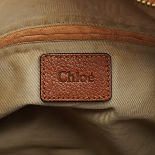 Chloé Light Brown Leather Paraty 2-Way Bag