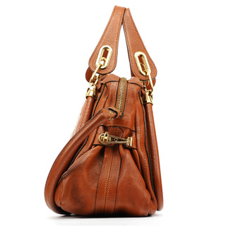 Chloé Light Brown Leather Paraty 2-Way Bag
