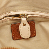 Chloé Light Brown Leather Paraty 2-Way Shoulder Bag