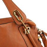Chloé Light Brown Leather Paraty 2-Way Shoulder Bag