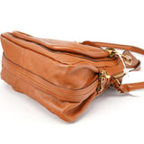 Chloé Light Brown Leather Paraty 2-Way Shoulder Bag