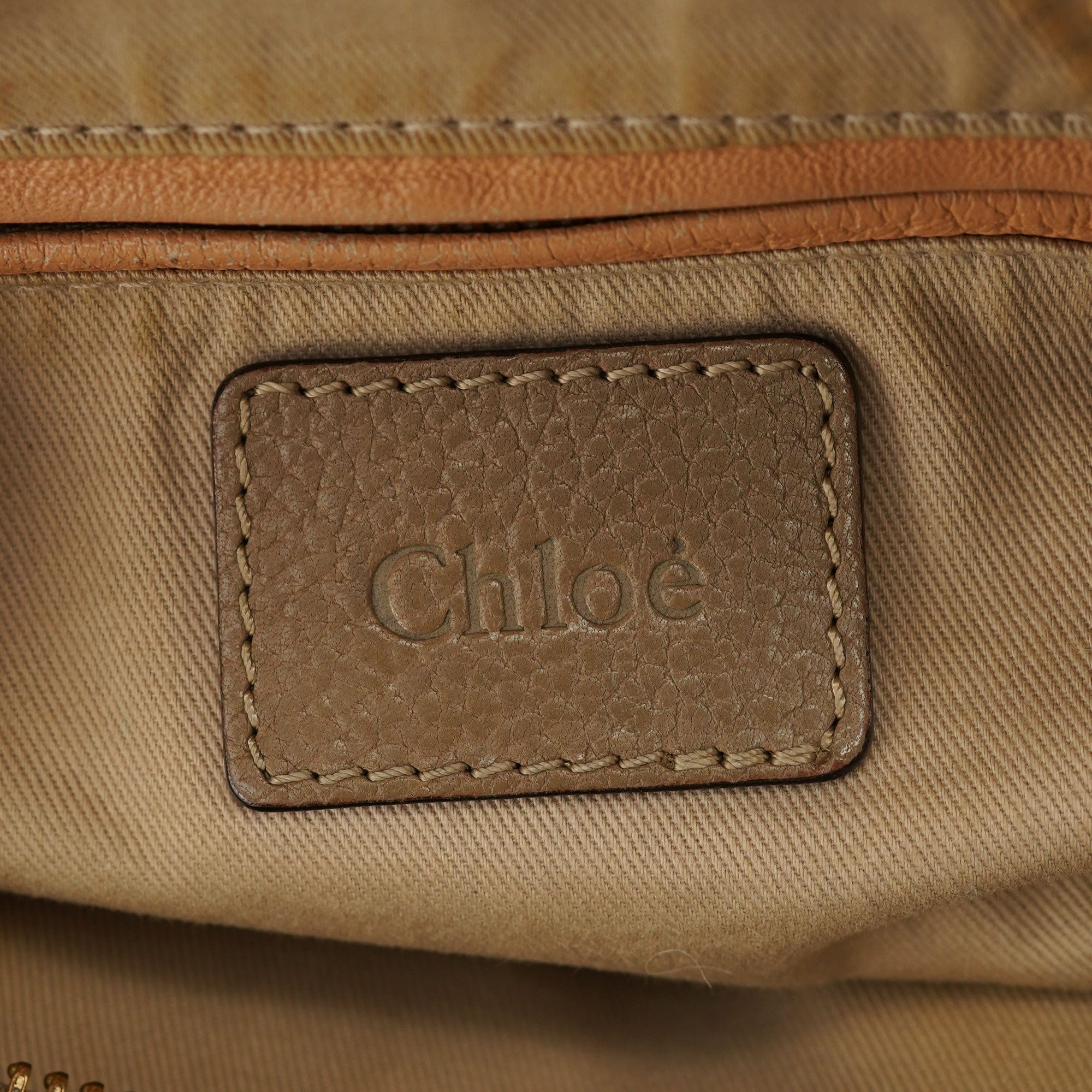 Chloé Light Brown Leather Paraty 2-Way Shoulder Bag