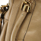 Chloé Light Brown Leather Paraty 2-Way Shoulder Bag