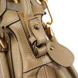 Chloé Light Brown Leather Paraty 2-Way Shoulder Bag