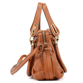 Chloé Light Brown Leather Paraty 2-Way Shoulder Bag