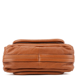 Chloé Light Brown Leather Paraty 2-Way Shoulder Bag