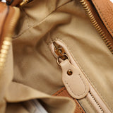 Chloé Light Brown Leather Paraty 2-Way Shoulder Bag