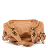 Chloé Light Brown Leather Paraty 2-Way Shoulder Bag