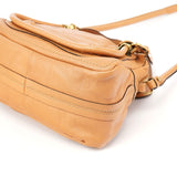Chloé Light Brown Leather Paraty 2-Way Shoulder Bag