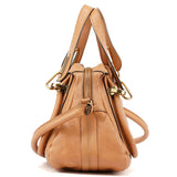 Chloé Light Brown Leather Paraty 2-Way Shoulder Bag