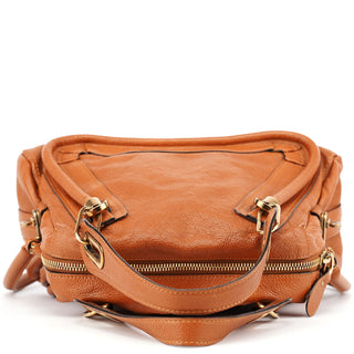 Chloé Light Brown Leather Paraty 2-Way Shoulder Bag