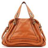 Chloé Sac deux portés Paraty en cuir marron clair