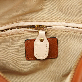 Chloé Light Brown Leather Paraty 2-Way Shoulder Bag