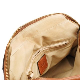 Chloé Light Brown Leather Paraty 2-Way Shoulder Bag