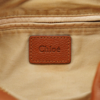 Chloé Light Brown Leather Paraty 2-Way Shoulder Bag