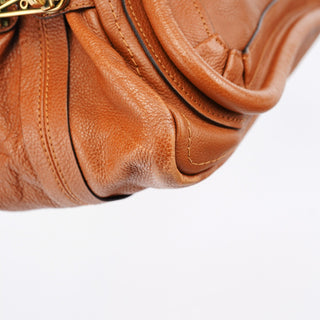 Chloé Light Brown Leather Paraty 2-Way Shoulder Bag