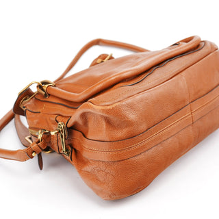 Chloé Light Brown Leather Paraty 2-Way Shoulder Bag