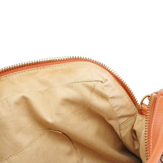 Chloe Light Brown Leather Paraty 2-Way Shoulder Bag