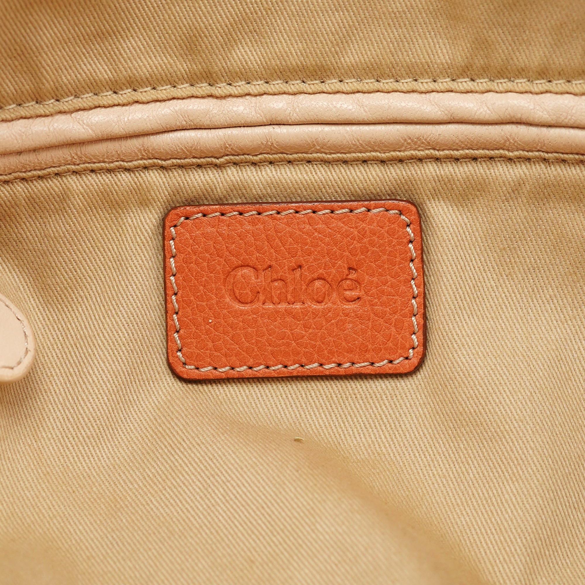 Chloé Paraty 2-Way Schultertasche aus hellbraunem Leder