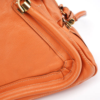 Chloe Light Brown Leather Paraty 2-Way Shoulder Bag