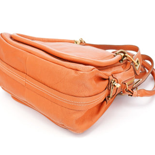 Chloe Light Brown Leather Paraty 2-Way Shoulder Bag