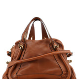 Chloé Light Brown Leather Paraty 2-Way Shoulder Bag