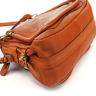 Chloé Light Brown Leather Paraty 2-Way Shoulder Bag