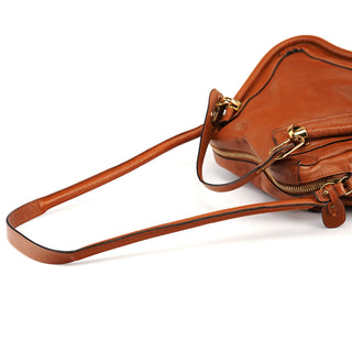 Chloé Light Brown Leather Paraty 2-Way Shoulder Bag