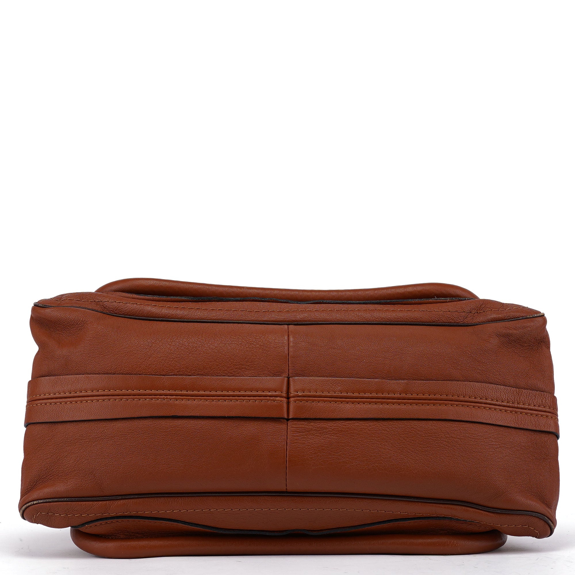 Chloé Paraty 2-Way Schultertasche aus hellbraunem Leder