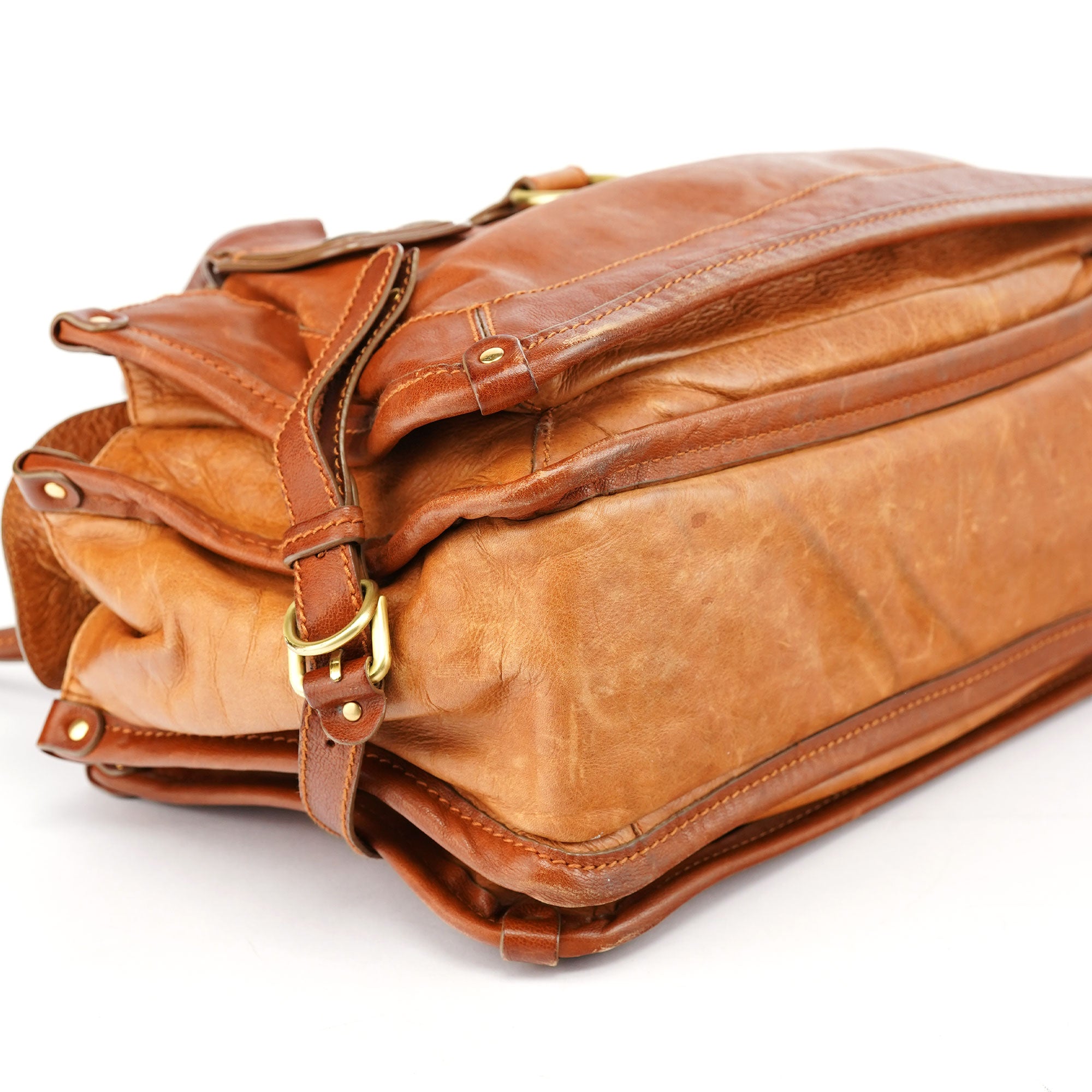 Chloé Light Brown Leather Tote Bag