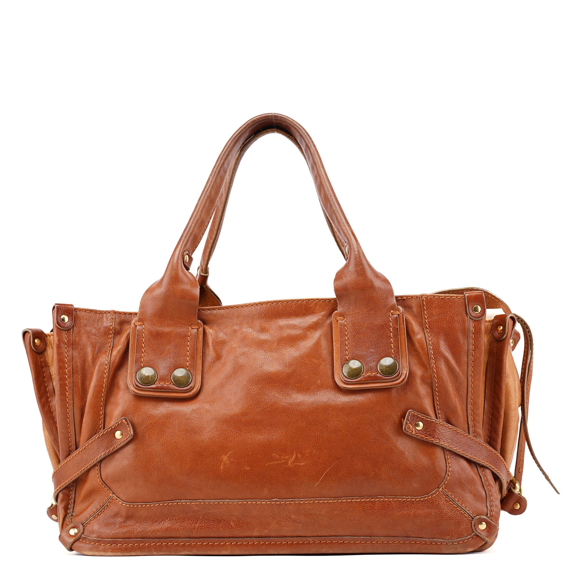Chloé Light Brown Leather Tote Bag