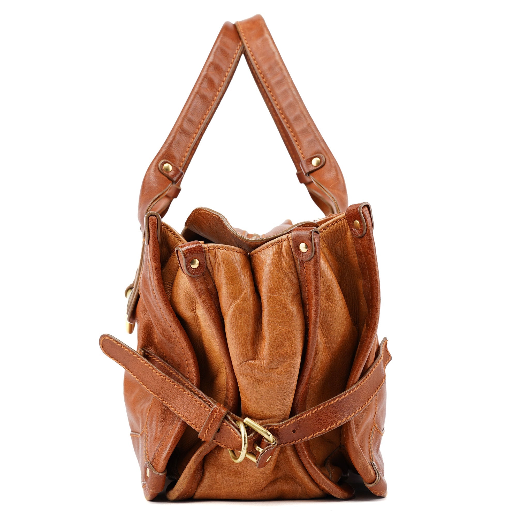 Chloé Light Brown Leather Tote Bag