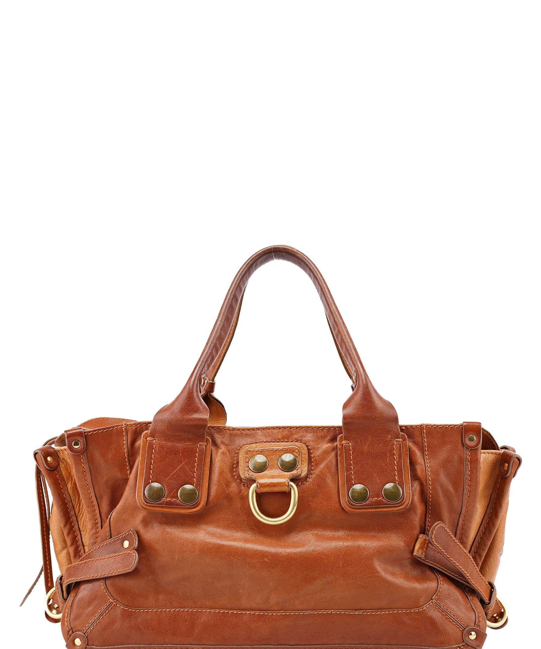 Chloé Light Brown Leather Tote Bag