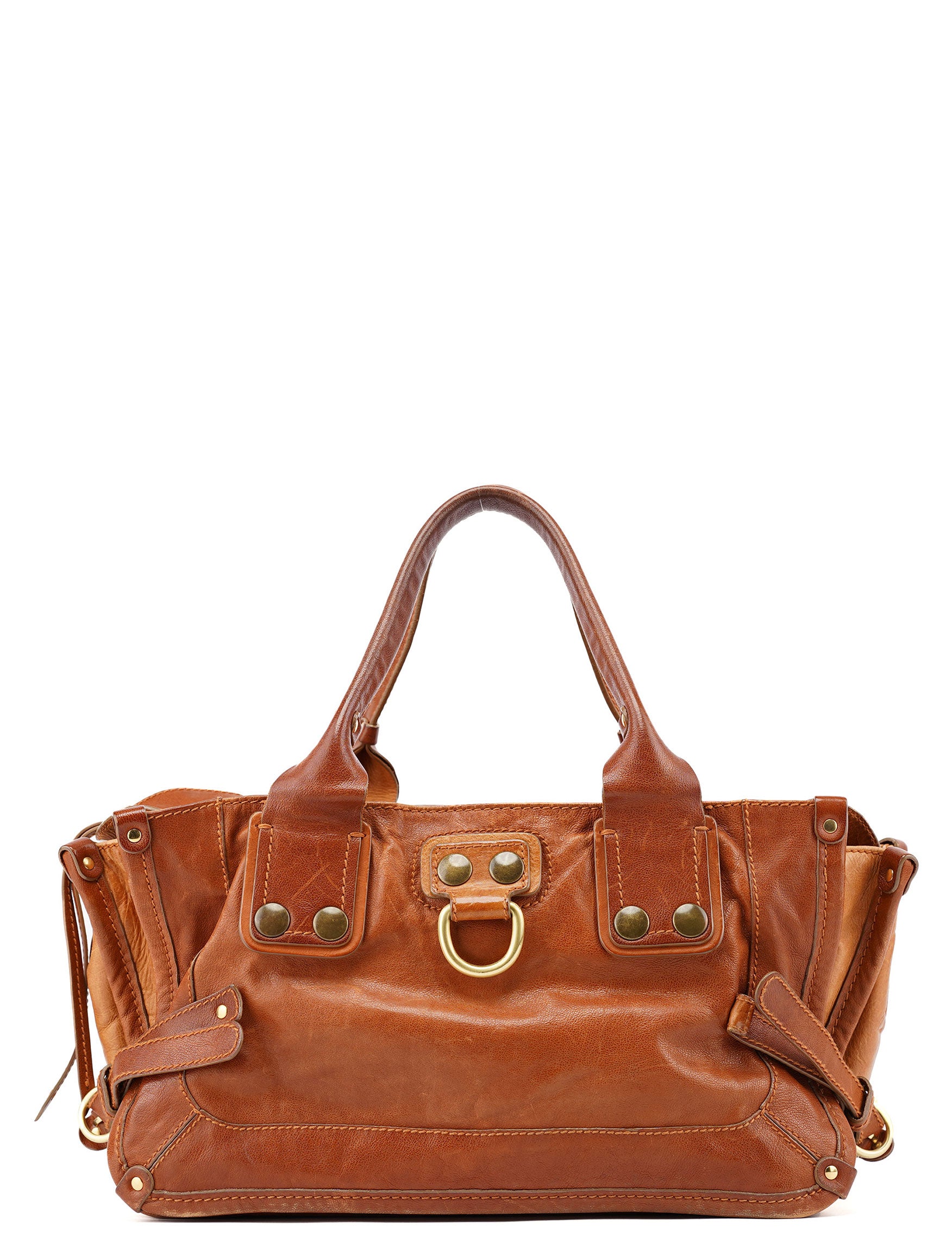 Chloé Light Brown Leather Tote Bag