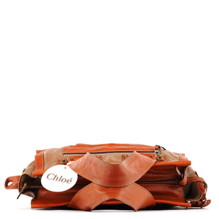 Chloe Light Brown Leather Tracy Tote Bag