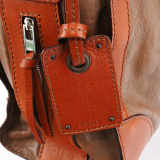 Chloe Light Brown Leather Tracy Tote Bag
