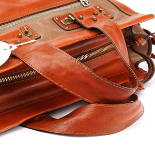 Chloe Light Brown Leather Tracy Tote Bag