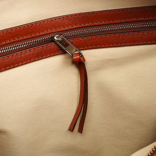 Chloe Light Brown Leather Tracy Tote Bag
