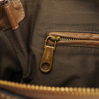 Chloe Light Brown Marcie Shoulder Bag