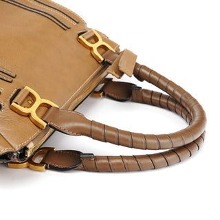 Chloe Light Brown Marcie Shoulder Bag