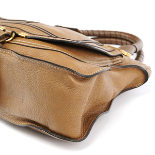 Chloe Light Brown Marcie Shoulder Bag
