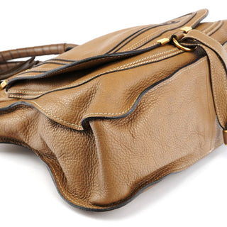 Chloe Light Brown Marcie Shoulder Bag