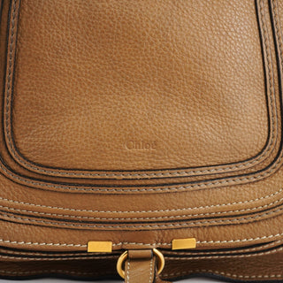 Chloe Light Brown Marcie Shoulder Bag