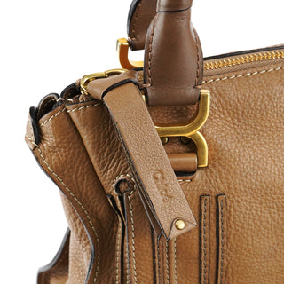 Chloe Light Brown Marcie Shoulder Bag