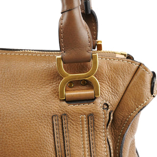 Chloe Light Brown Marcie Shoulder Bag