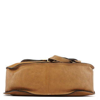 Chloe Light Brown Marcie Shoulder Bag